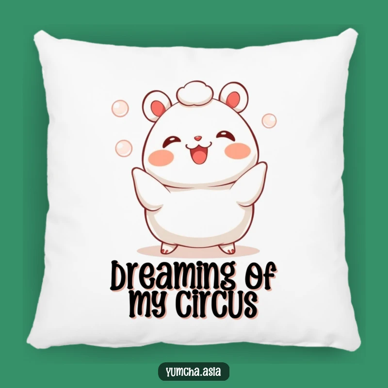 Funny Bao Bun Juggling Pillow: Cuddle Up with Cute Foodie Charm