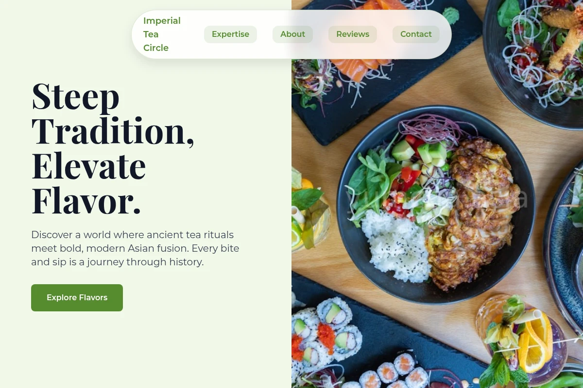 Artisan Asian Fusion Food