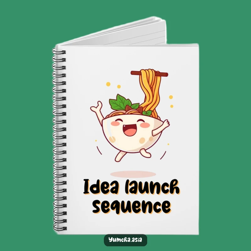 Funny Ramen Bowl Notebook: Jot Down Ideas with Noodle-Filled Inspiration