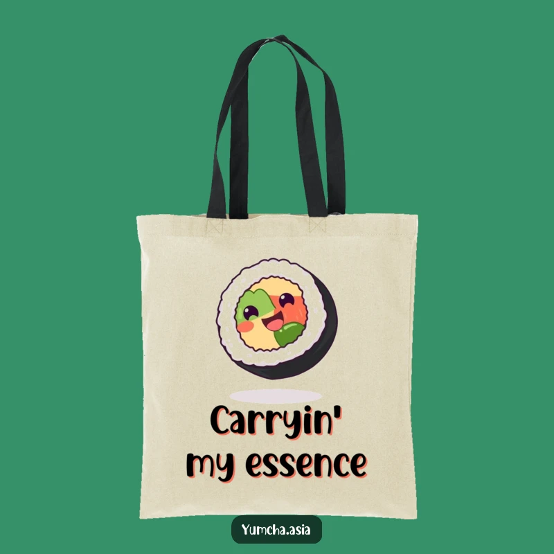 Funny Sushi Roll Tote Bag: Carry Your Goods with Playful Foodie Flair